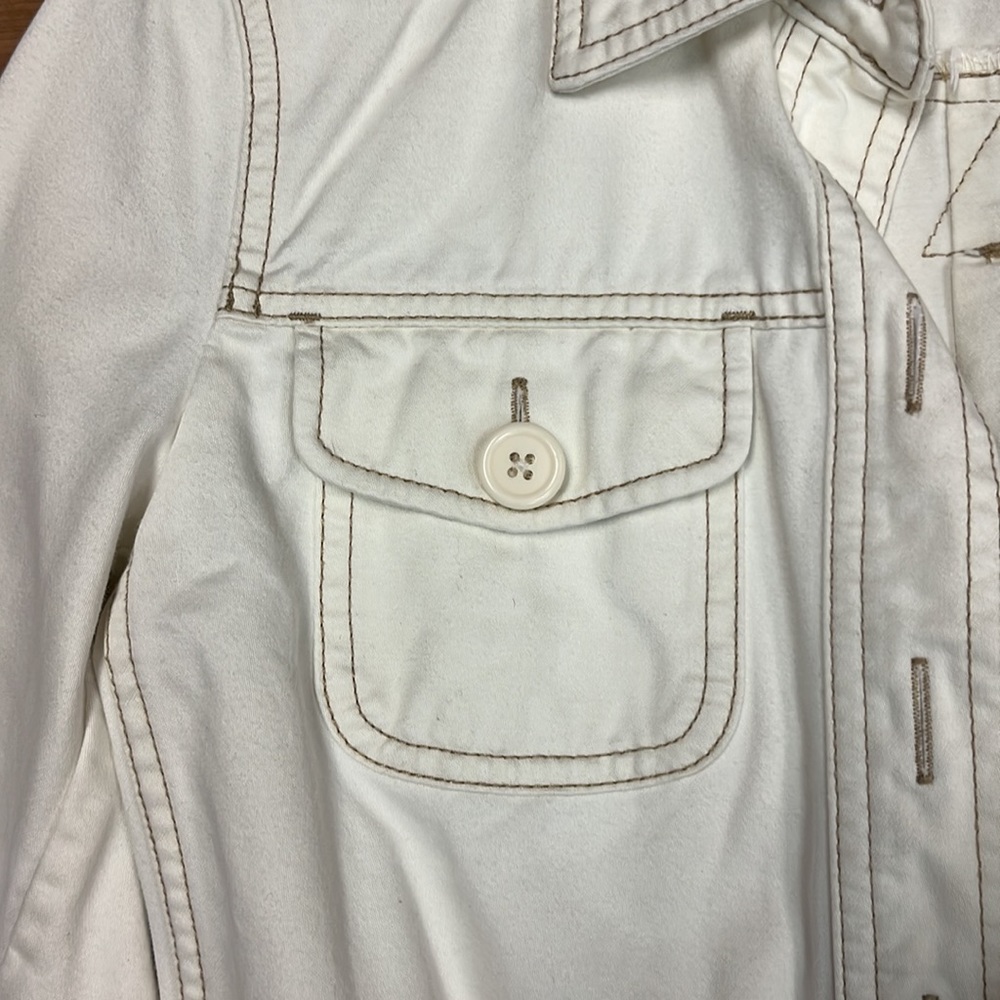 J Crew Cream Spring Jacket - Picture 2 of 5